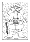 dibujo-para-colorear Lluvia
