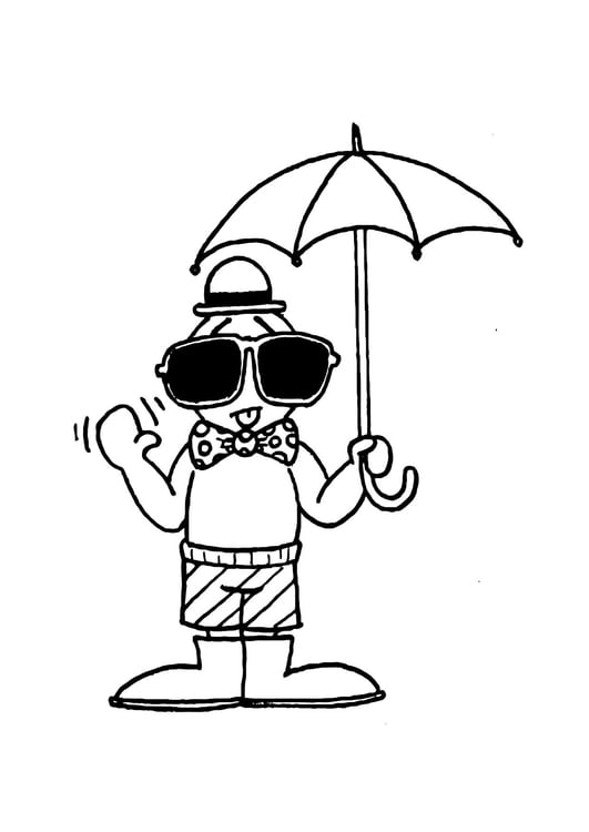 Dibujo para colorear Loco
