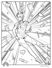 Dibujo para colorear mÃ©dico