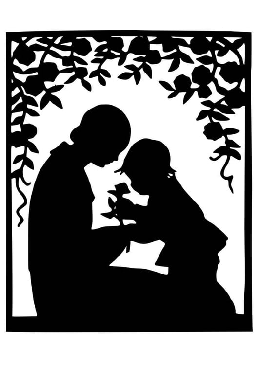 Dibujo para colorear madre e hijo - Dibujos Para Imprimir Gratis - Img 18654 Dibujo para colorear madre e hijo - Dibujos Para Imprimir Gratis - Img 18654