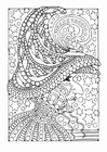 dibujo-para-colorear mago