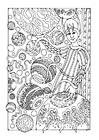 dibujo-para-colorear mago