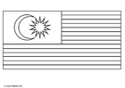 Dibujo para colorear Malasia