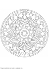 Dibujos para colorear Mandala-1502l