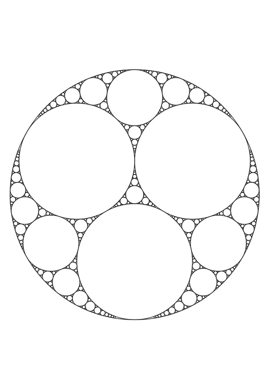 Dibujo para colorear mandala