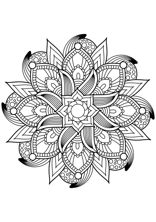 Dibujo para colorear Mandala