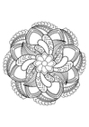 Dibujo para colorear Mandala