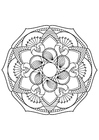 Dibujo para colorear mandala