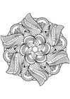 Dibujo para colorear Mandala