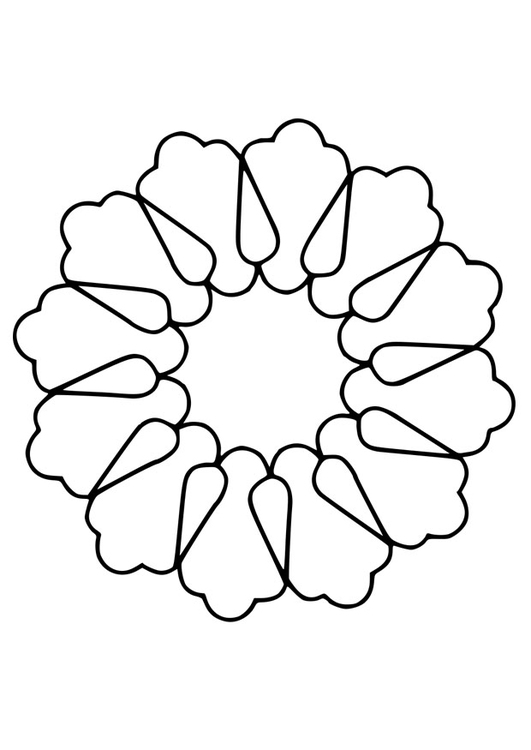 Dibujo para colorear mandala15