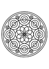 Dibujos para colorear mandala21