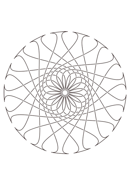 Dibujo para colorear mandala29