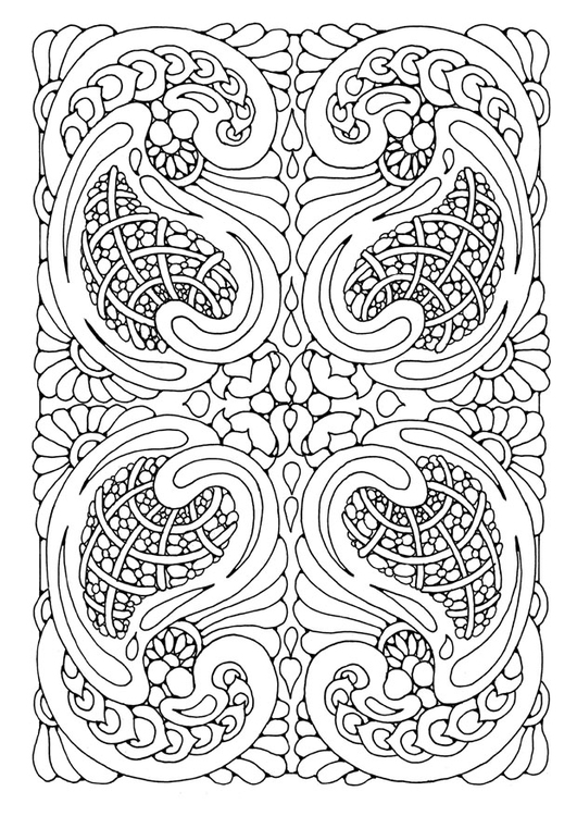 Dibujo para colorear mandala7a