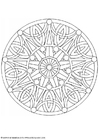 Dibujos para colorear MandalaS1