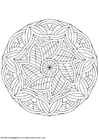 Dibujos para colorear MandalaS7