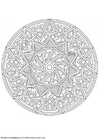 Dibujos para colorear MandalaZ6