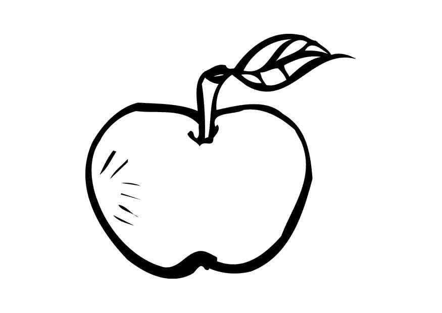 Dibujo para colorear Manzana