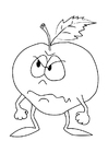 Dibujos para colorear manzana