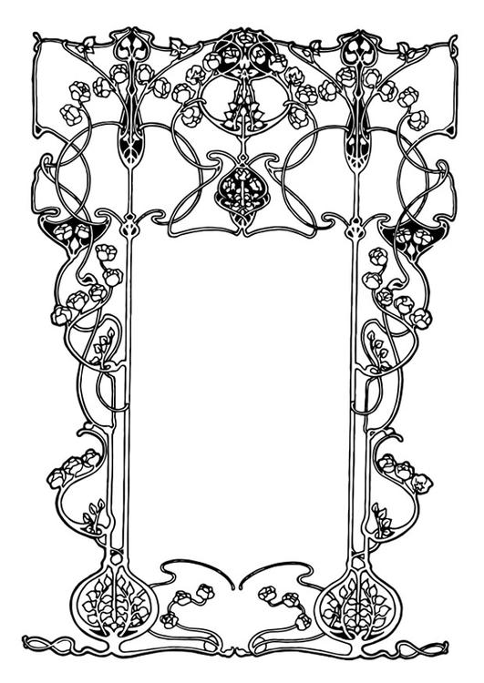 marco de art nouveau