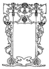 marco de art nouveau