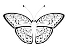 Dibujos para colorear mariposa