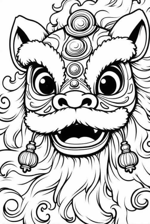 MÃ¡scara tradicional china de dragÃ³n