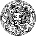 dibujo-para-colorear Medusa
