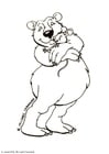 Dibujo para colorear Mejores amigos