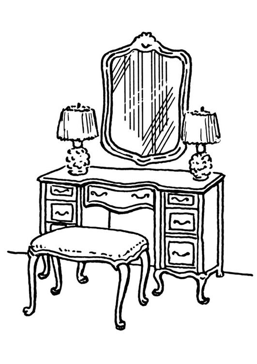Dibujo para colorear mesa de cuarto de baño - Dibujos Para Imprimir Gratis - Img 18890 Dibujo para colorear mesa de cuarto de baño - Dibujos Para Imprimir Gratis - Img 18890