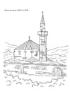 Dibujos para colorear mezquita