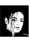 Dibujo para colorear Michael Jackson