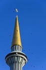 Foto minarete de mezquita