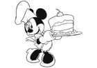 Dibujo para colorear Minnie Mouse