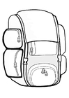 dibujo-para-colorear mochila