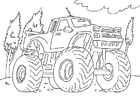Dibujos para colorear monster truck
