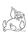 Dibujo para colorear Nutria