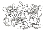 Dibujo para colorear Orquesta