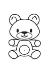 Dibujos para colorear oso