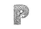 Dibujo para colorear p-pangolin