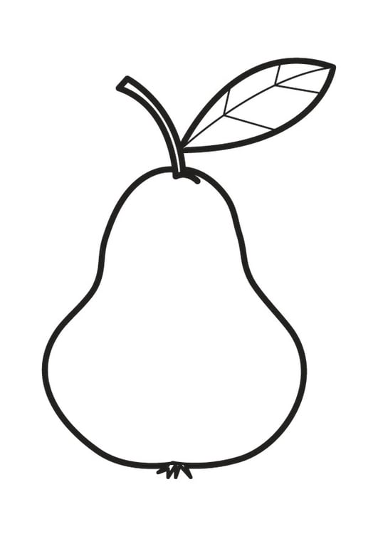 Dibujo para colorear pera - Dibujos Para Imprimir Gratis - Img 23176 Dibujo para colorear pera - Dibujos Para Imprimir Gratis - Img 23176