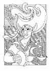 dibujo-para-colorear personaje de cuento