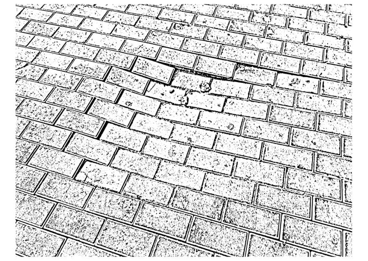 Dibujo para colorear piedras