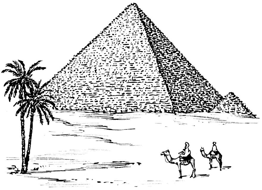 Dibujo para colorear Pirámide - Dibujos Para Imprimir Gratis - Img 15946