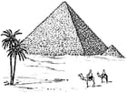 Dibujos para colorear Pirámide