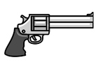 Dibujo para colorear pistola
