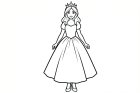 princesa con una pequeña corona