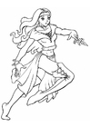 dibujo-para-colorear Princesa