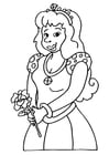 Dibujos para colorear Princesa