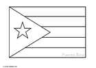 Dibujo para colorear Puerto Rico