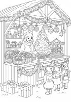 puesto de Navidad
